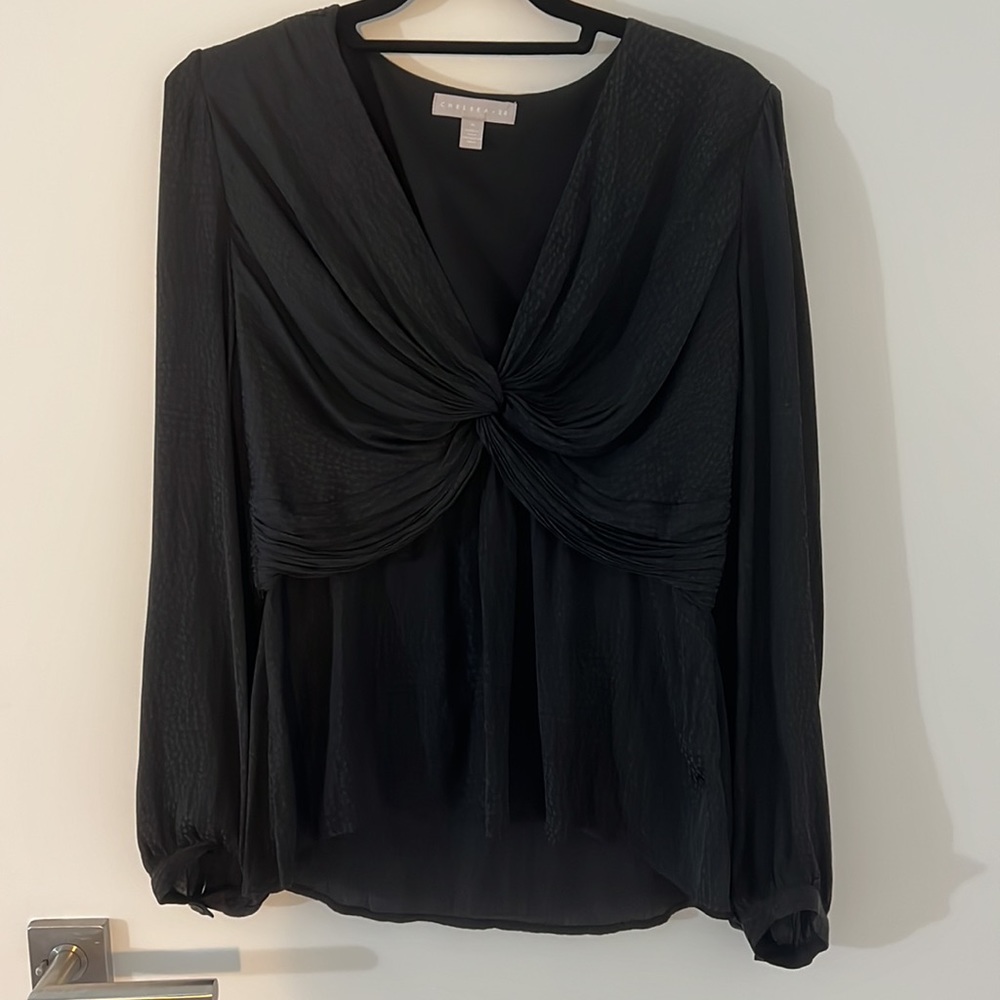 Silky long sleeve blouse